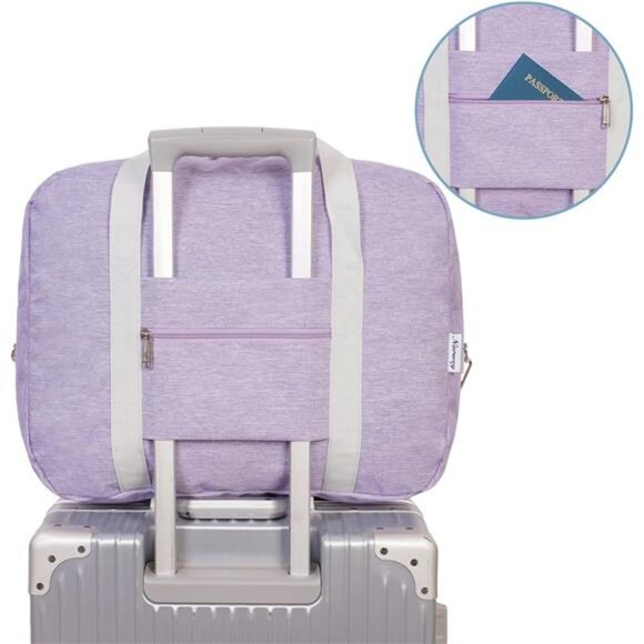 For Spirit Airlines Personal Item Bag 18x14x8 Foldable Travel Duffel Bag Tote - Picture 5 of 7